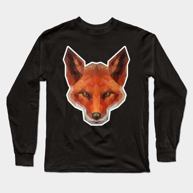 Poly Fox Long Sleeve T-Shirt by jesse_kyle_